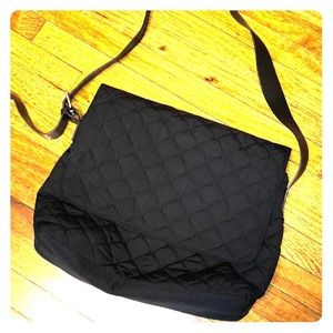 Banana Republic Black Messenger Bag